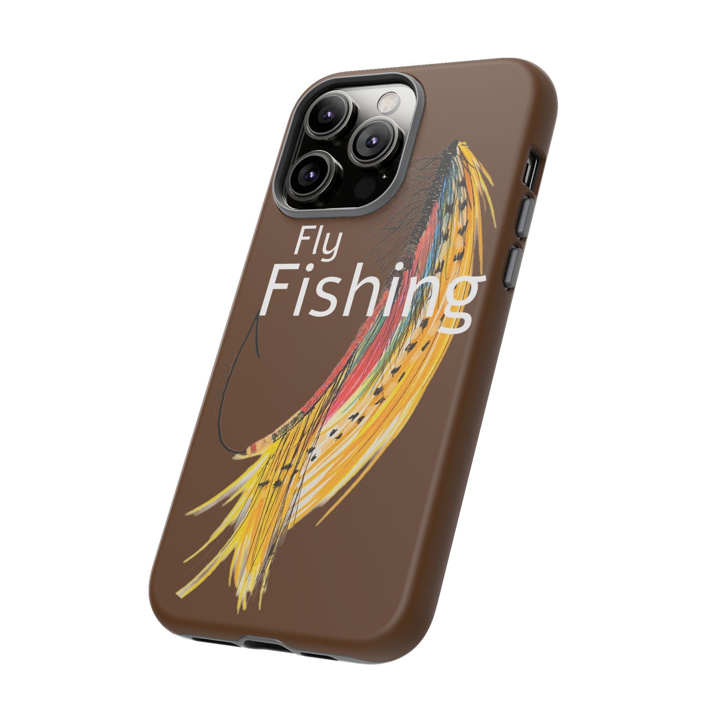 Fly Fishing Artsy Lure Tough Phone Cases