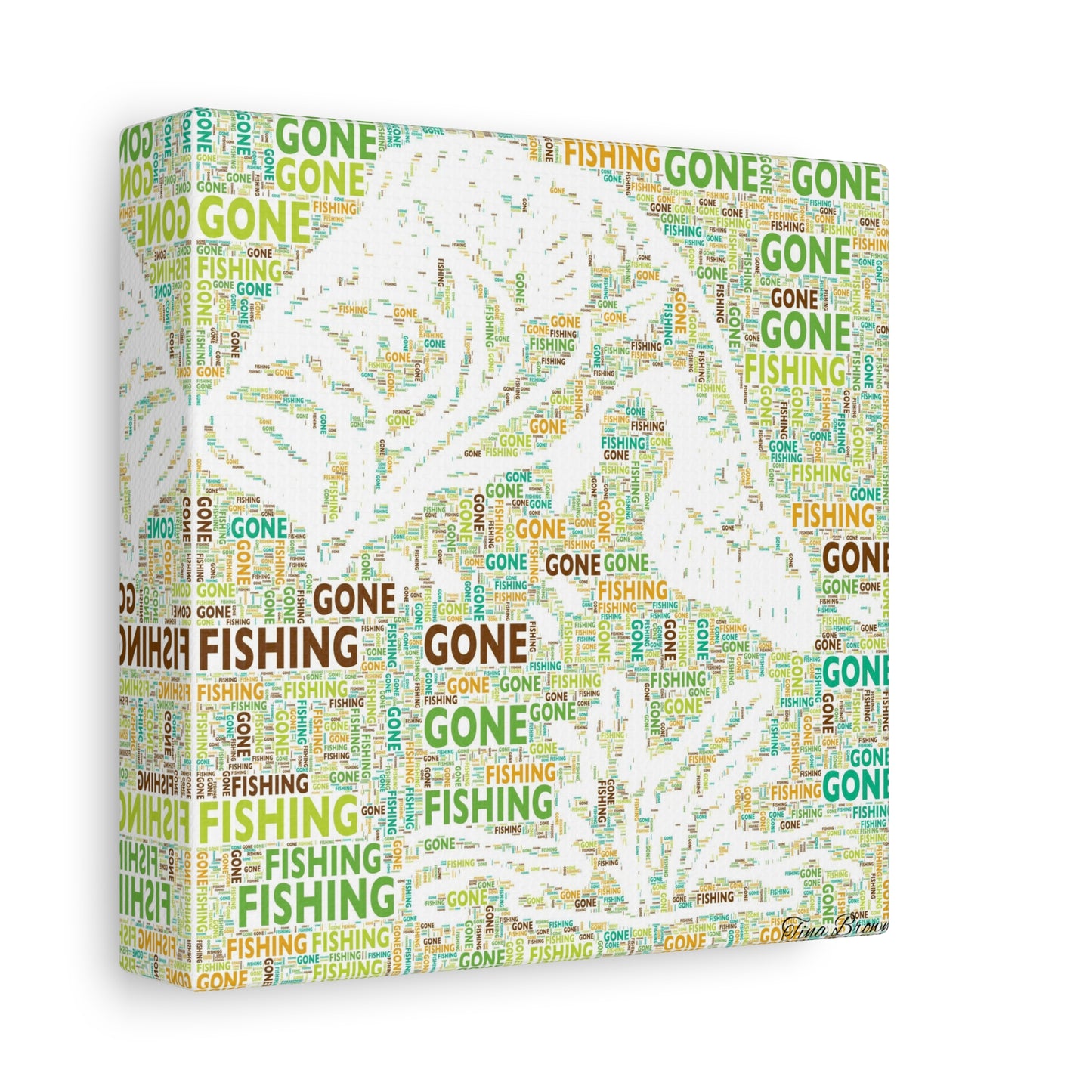 Bass Fishing Art Print Canvas