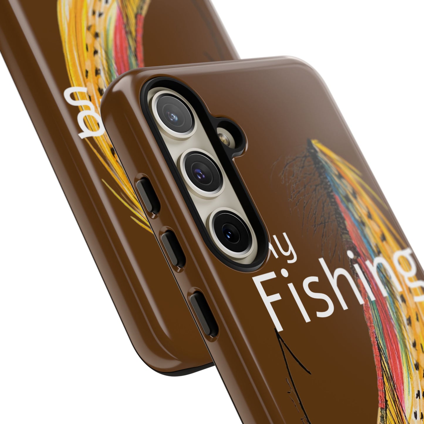 Fly Fishing Artsy Lure Tough Phone Cases