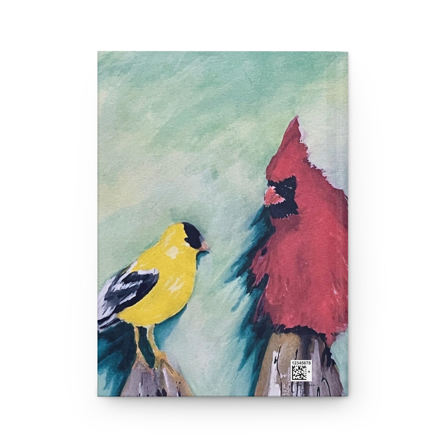 The Birds on the Fence Hardcover Journal