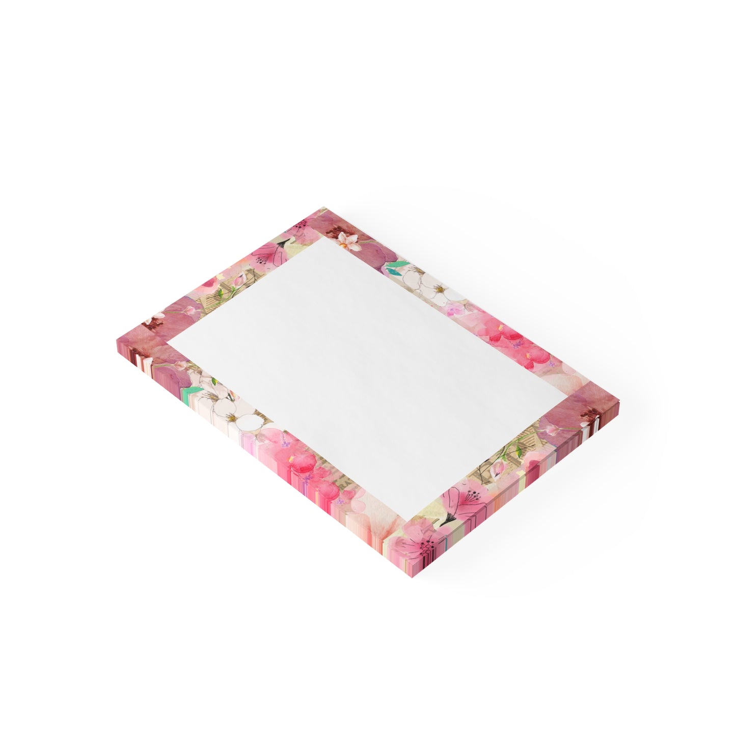 Pink Floral Post-it® Note Pads - Colorful Sticky Notepads for Home & Office