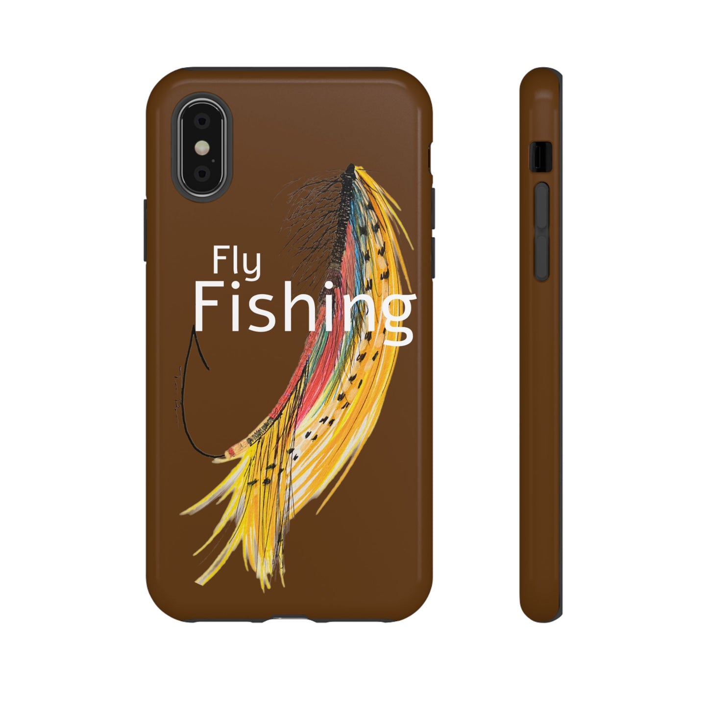Fly Fishing Artsy Lure Tough Phone Cases