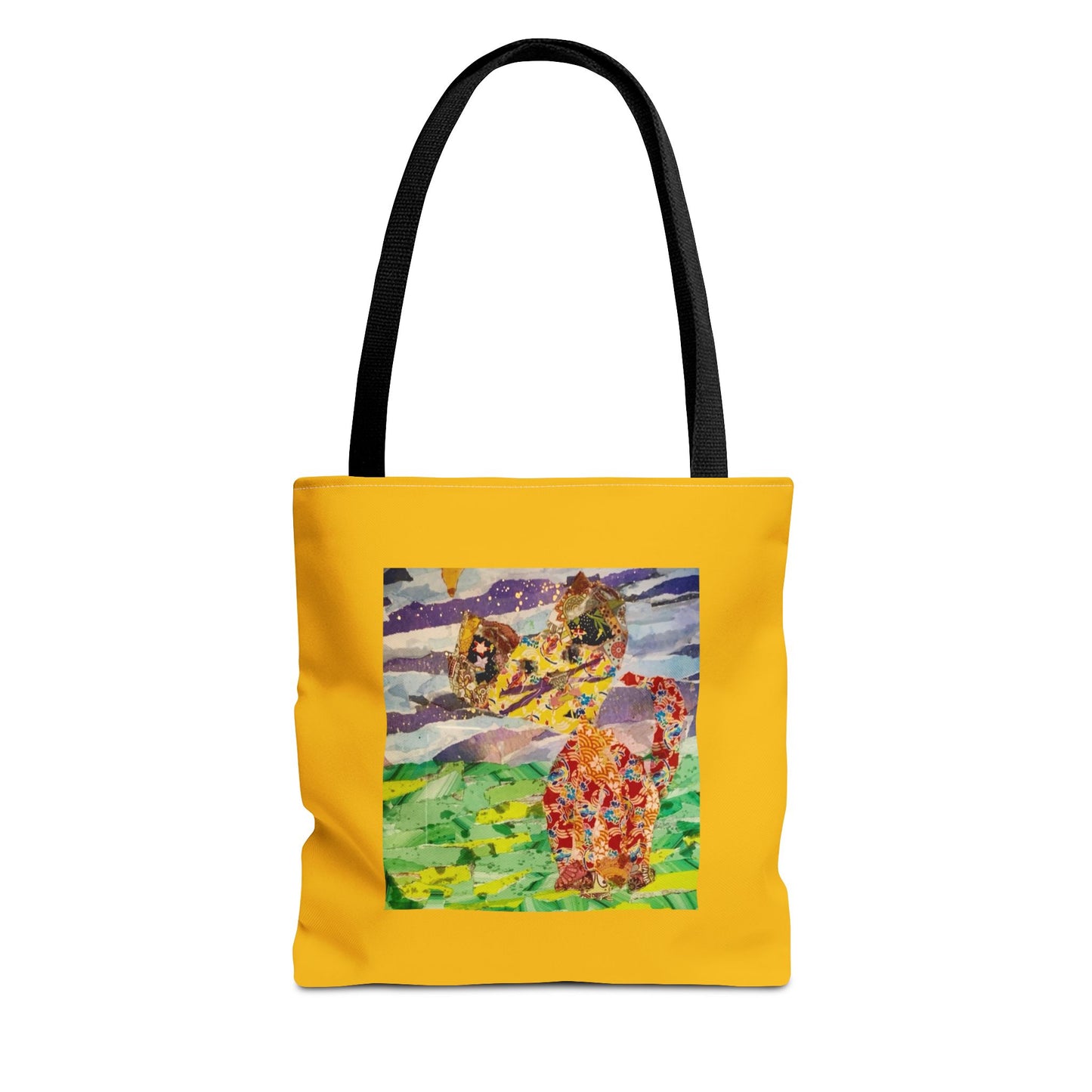 Abstract Cat Tote Bag