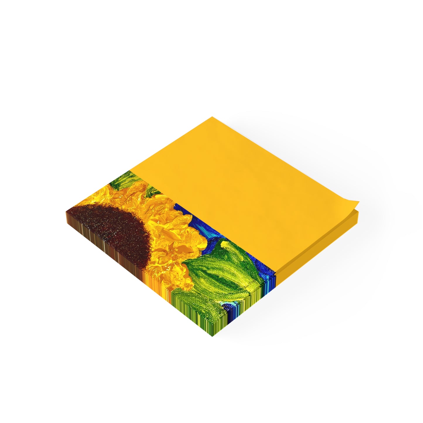 Sunflower Post-it® Note Pads, Sticky Notes for Home, Office Decor, Gift for Teachers, Planner Supplies, Bright Yellow Memo Pads
