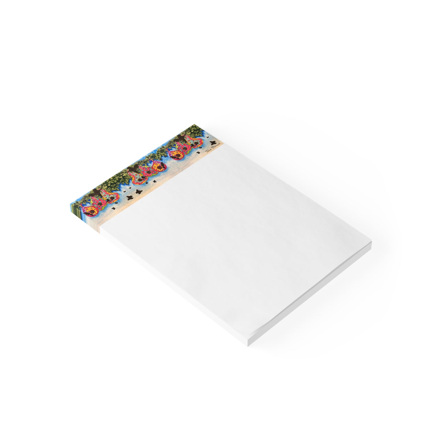 Birdhouse & Butterflies Sticky Notes