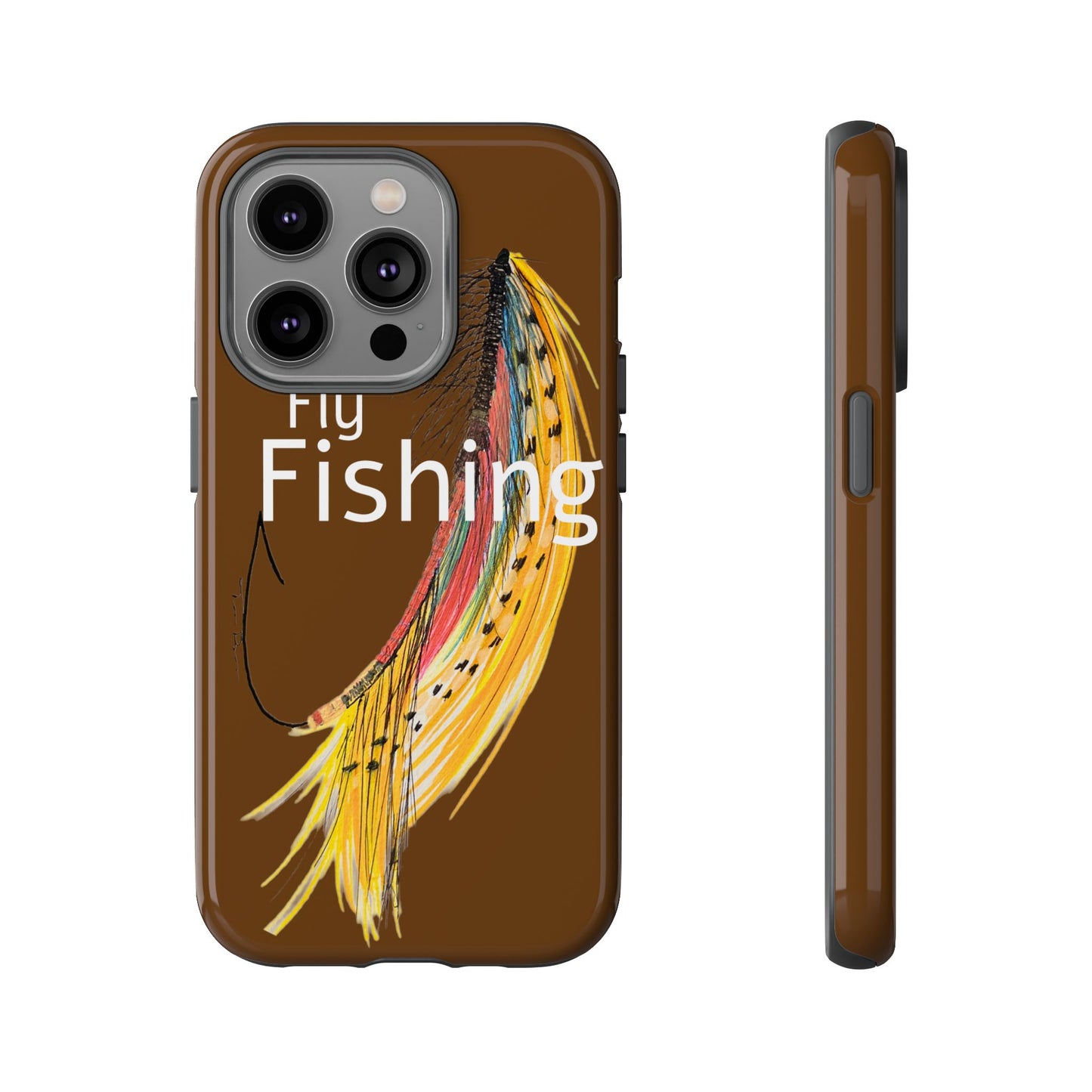 Fly Fishing Artsy Lure Tough Phone Cases