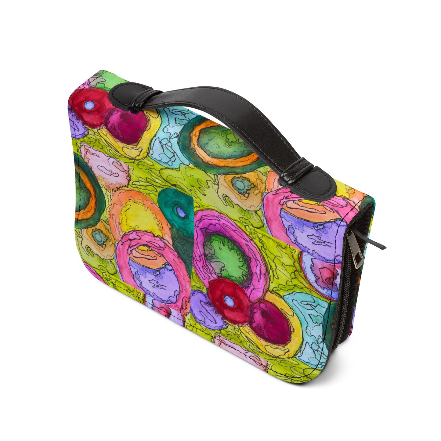 Vibrant Bible Cover, Colorful Christian Bookcase, Stylish Faith Journal, Unique Gift for Religious Friends, Church Accessory