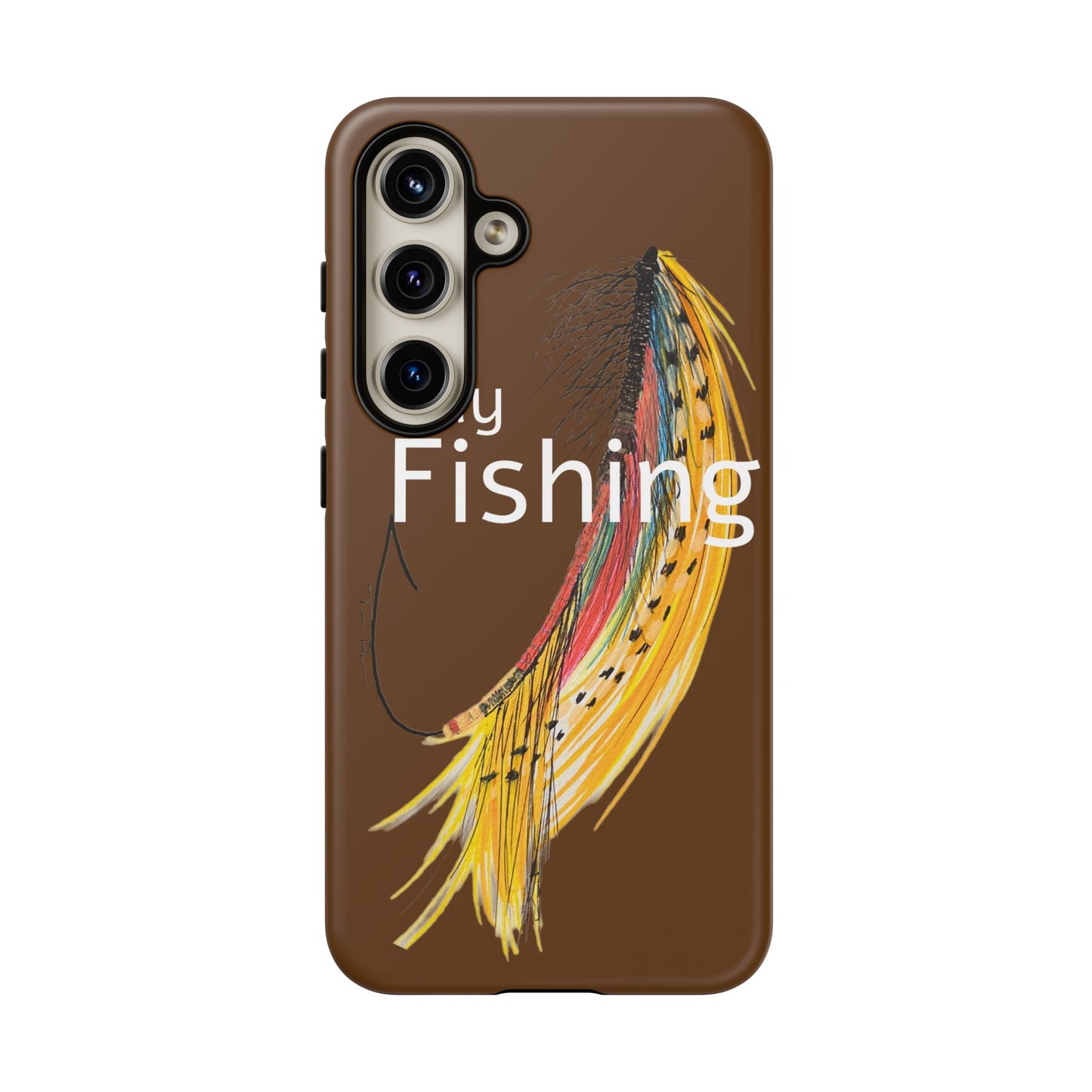 Fly Fishing Artsy Lure Tough Phone Cases