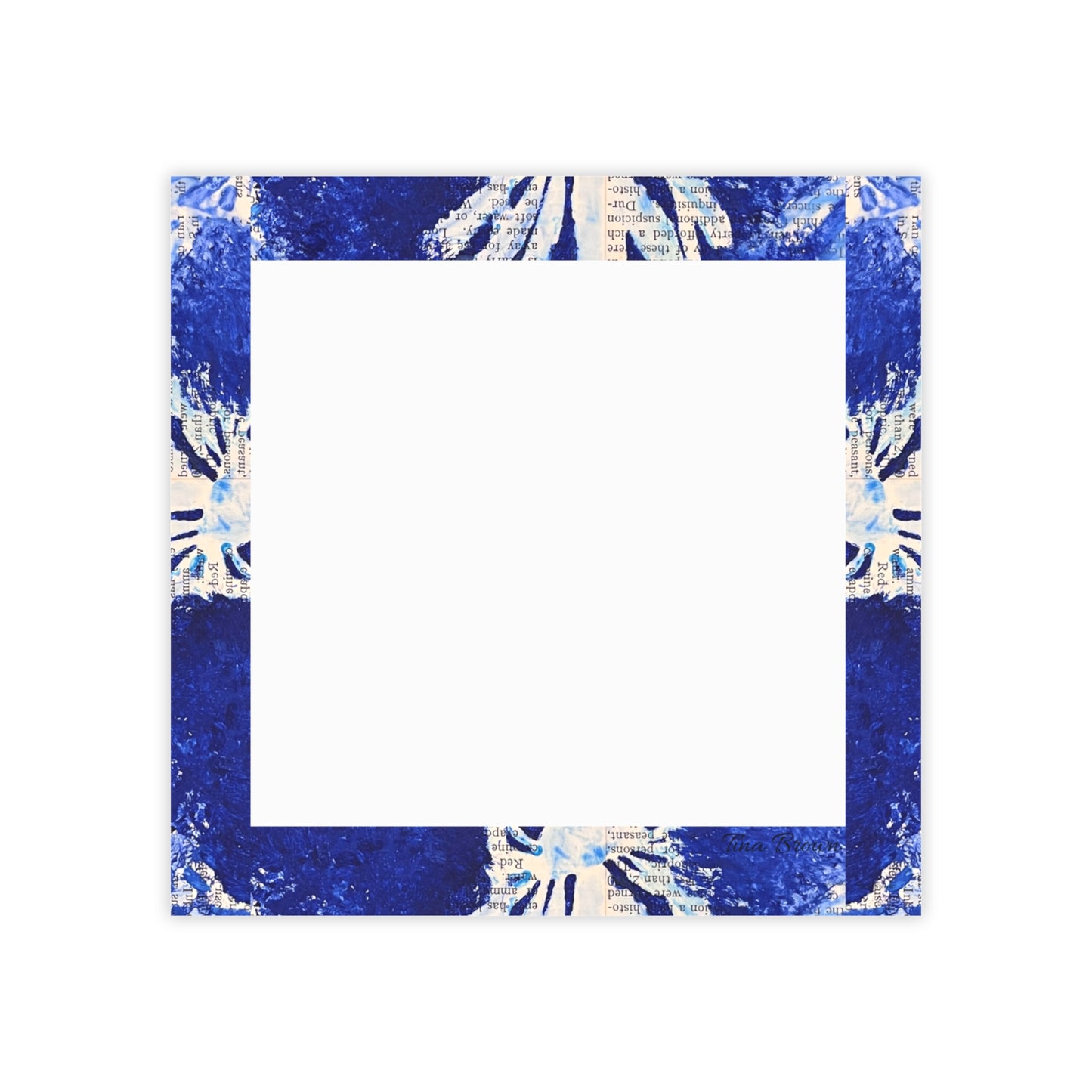 Blue Daisy Sticky Notes