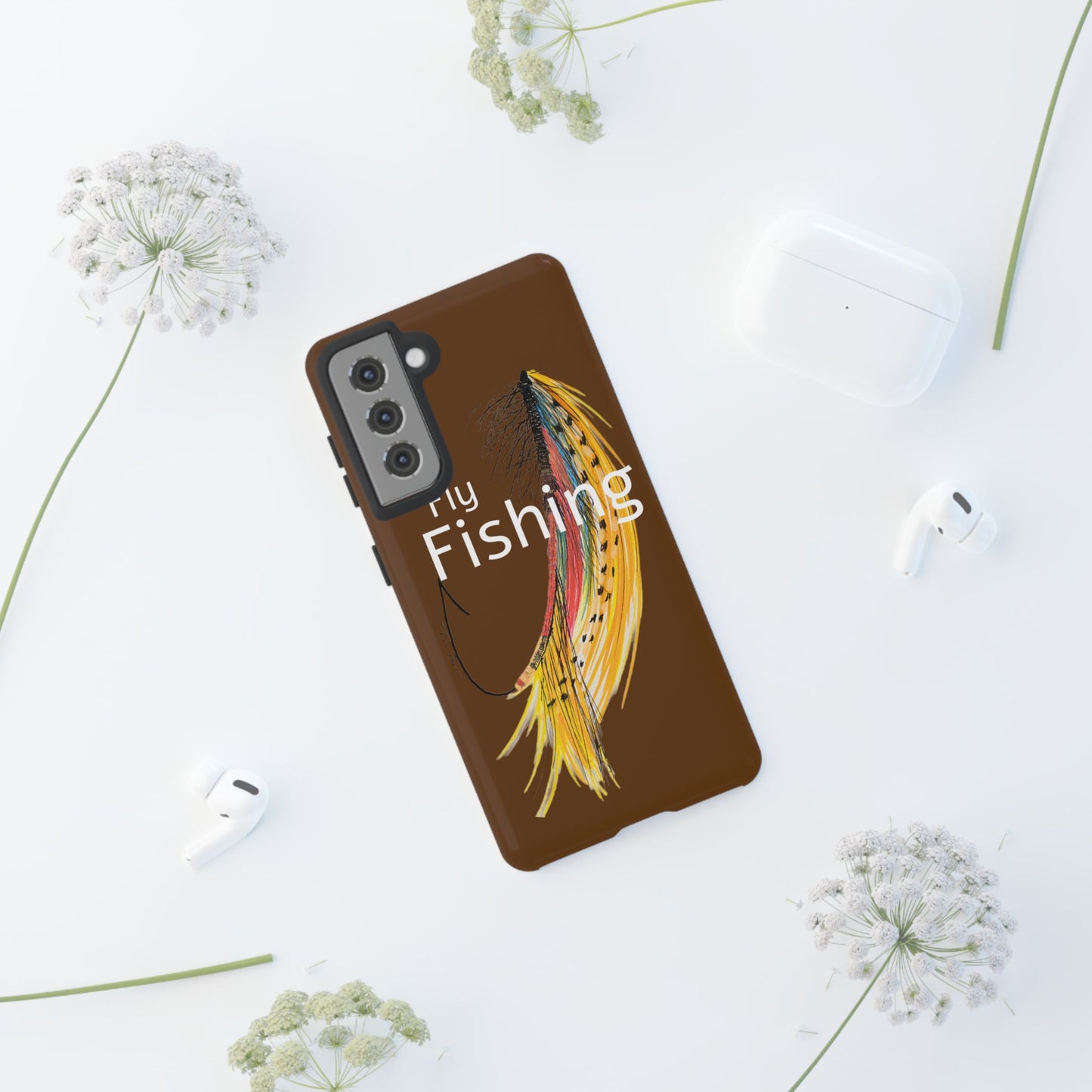 Fly Fishing Artsy Lure Tough Phone Cases