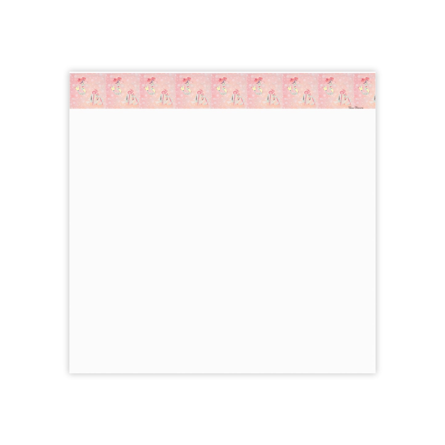 Pink Mermaid & Jellyfish Post-it® Note Pads for Beach Lovers