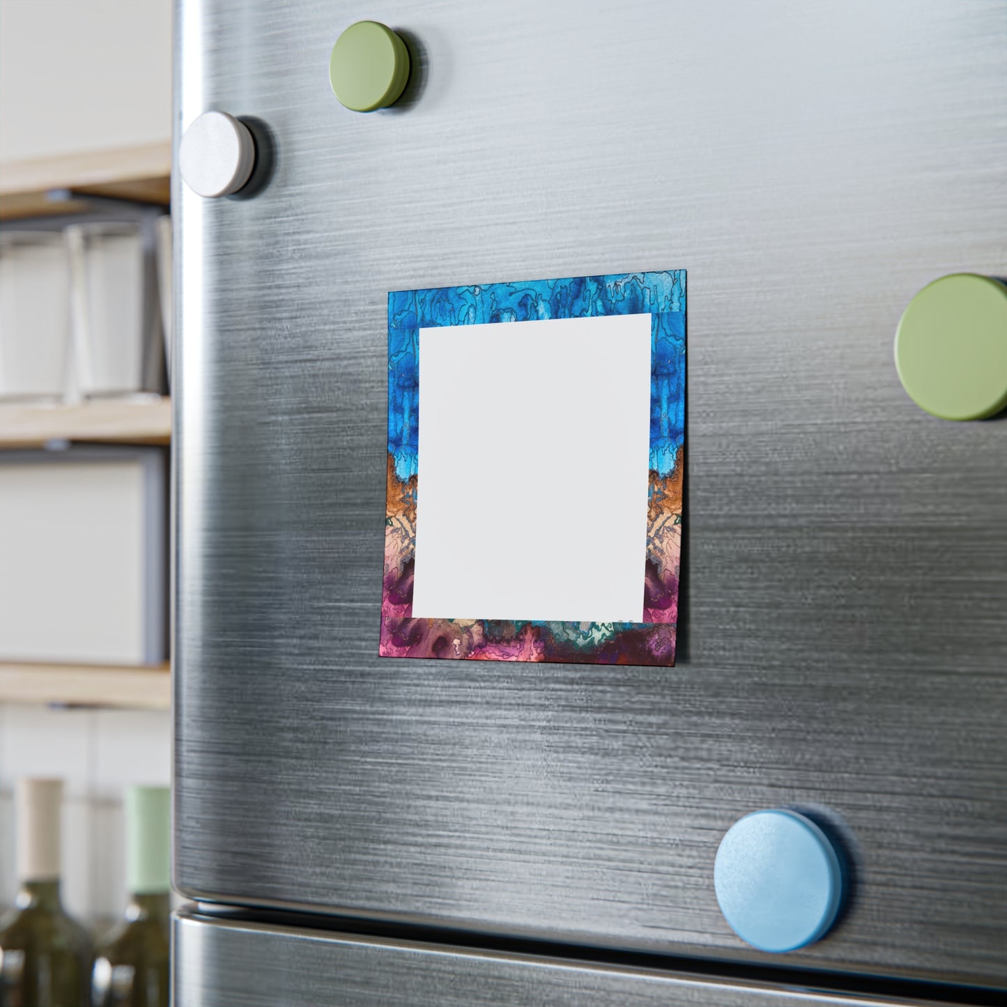 Colorful Desert Rain Abstract Post-it® Note Pads - Vibrant Sticky Notes