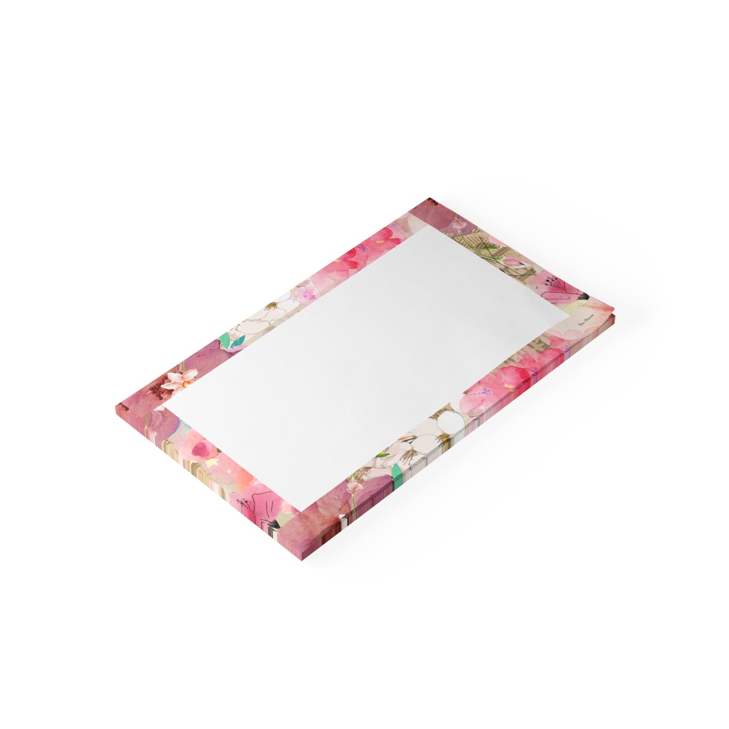 Pink Floral Post-it® Note Pads - Colorful Sticky Notepads for Home & Office
