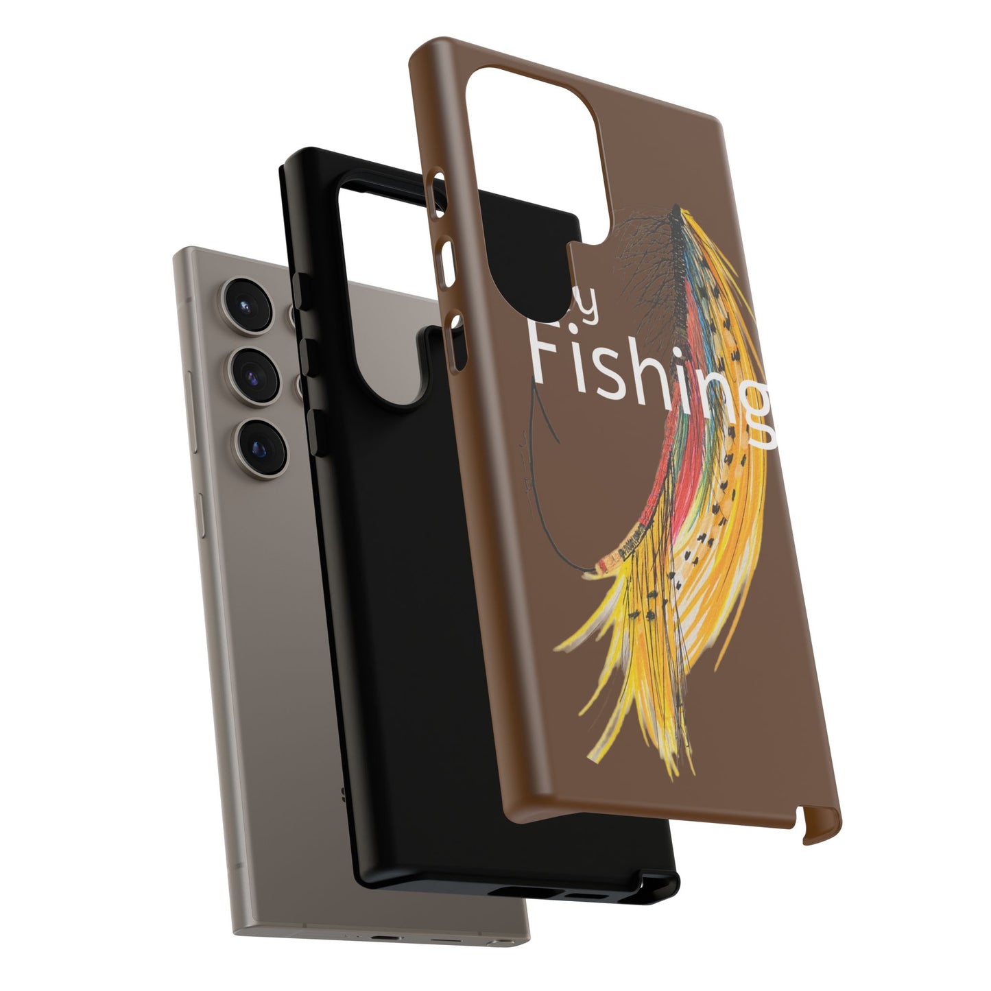 Fly Fishing Artsy Lure Tough Phone Cases