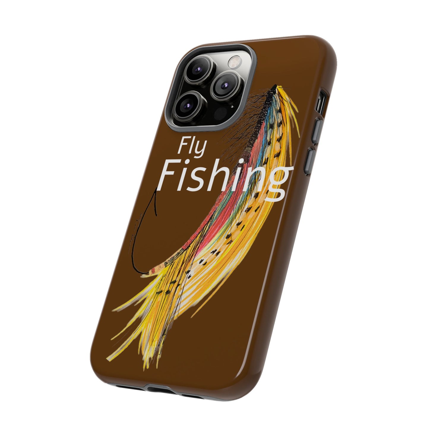 Fly Fishing Artsy Lure Tough Phone Cases