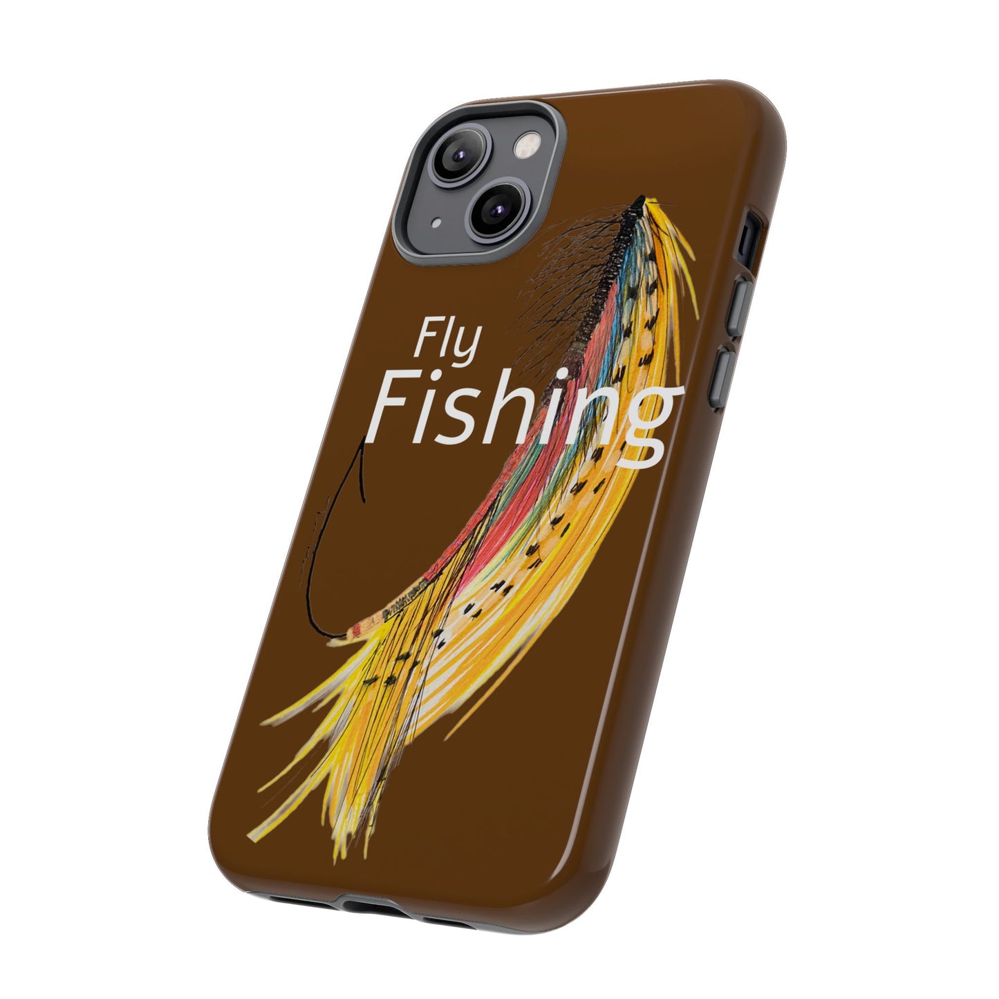 Fly Fishing Artsy Lure Tough Phone Cases
