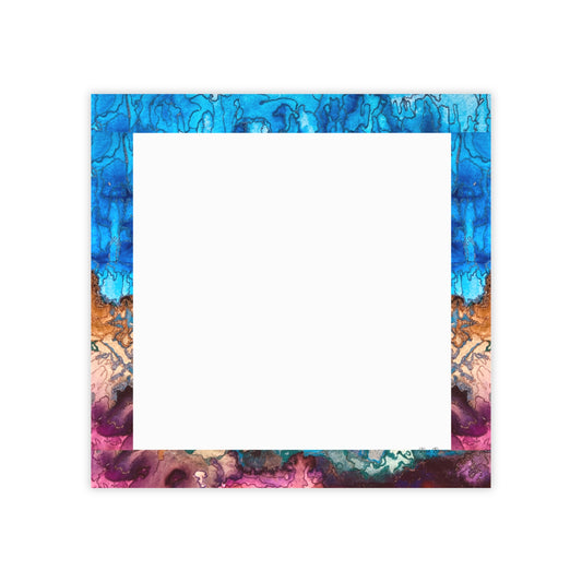 Colorful Desert Rain Abstract Post-it® Note Pads - Vibrant Sticky Notes