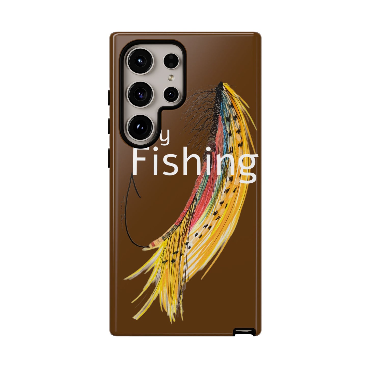 Fly Fishing Artsy Lure Tough Phone Cases