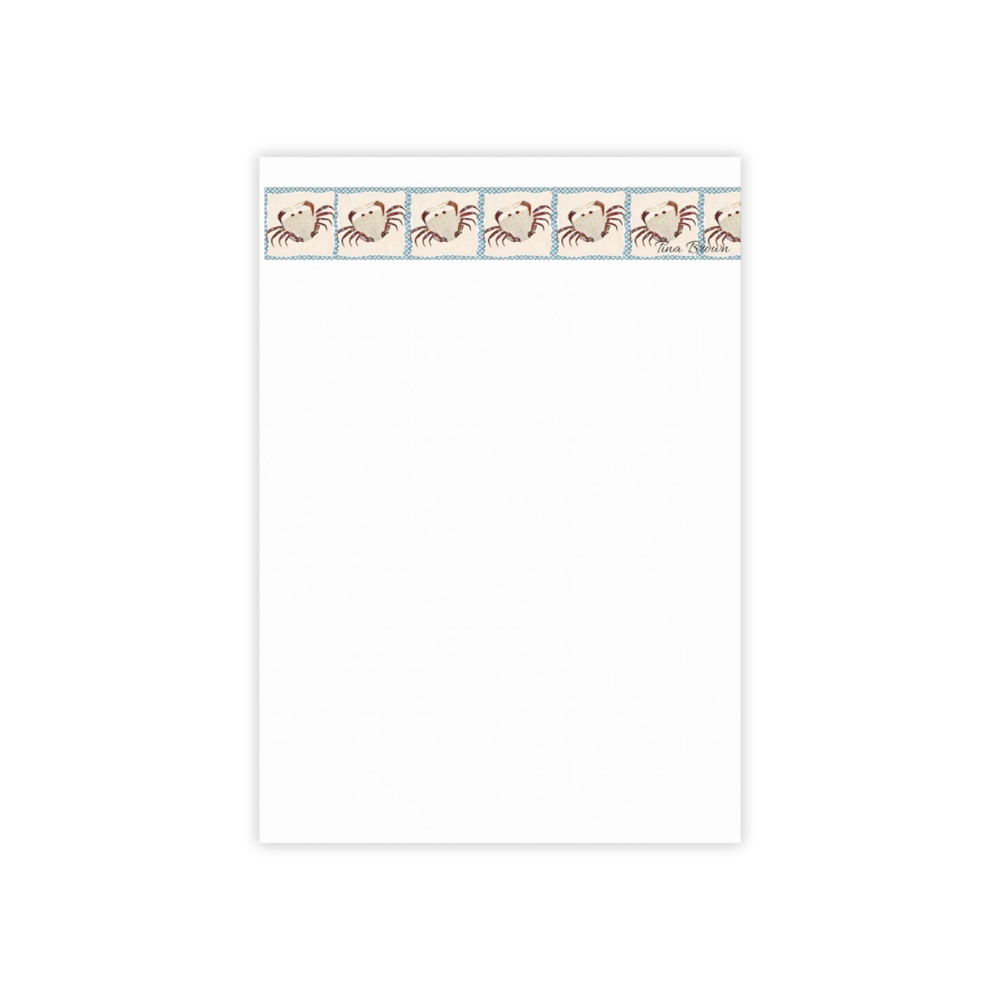 Coastal Crab Sticky Notes