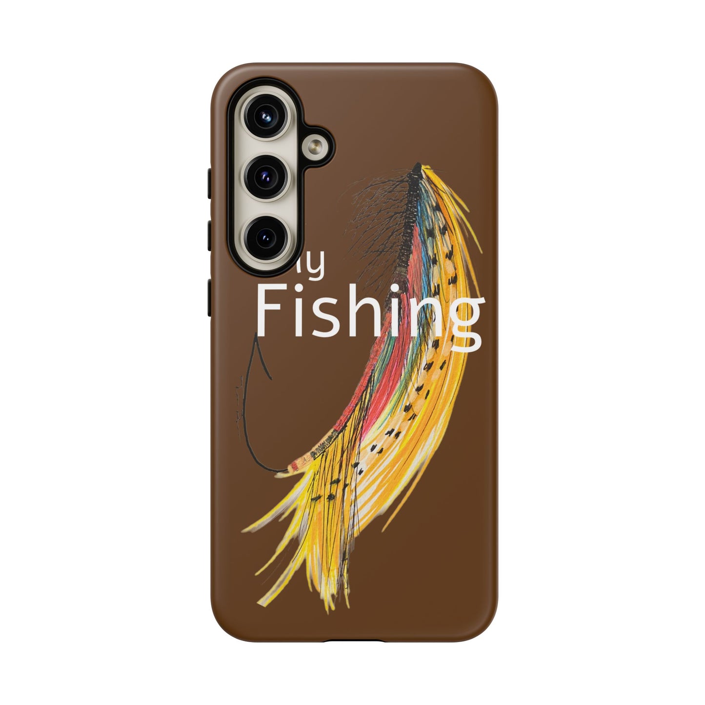 Fly Fishing Artsy Lure Tough Phone Cases