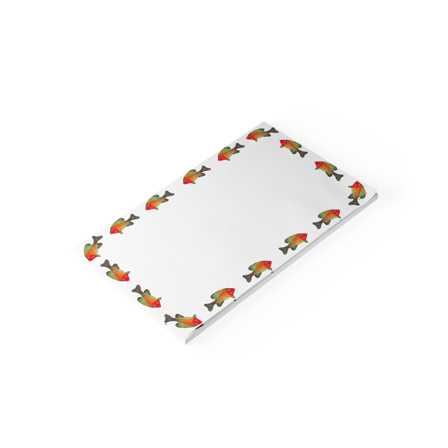 Colorful Fish-Themed Post-it® Note Pads - Perfect for Home or Office