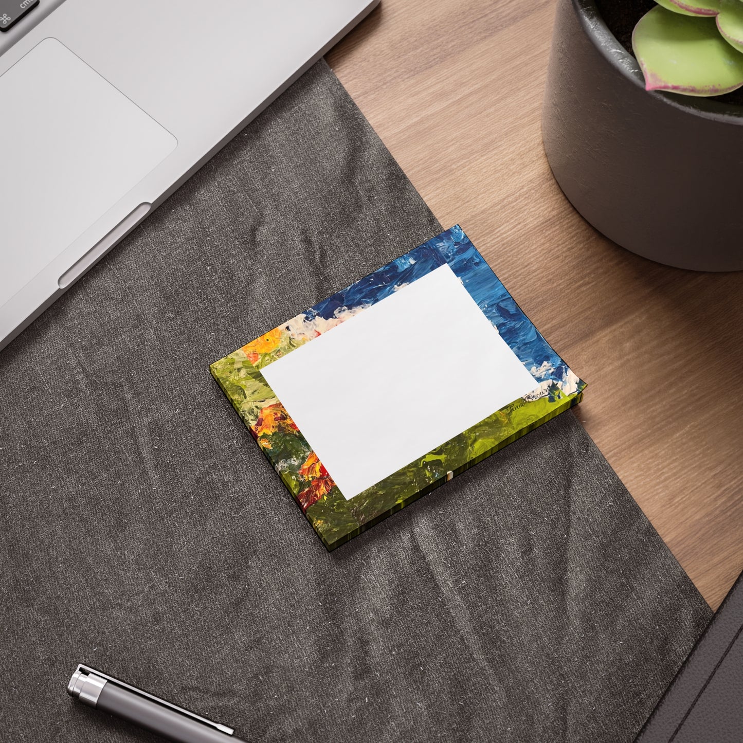 Ocean Cliffs Post-it® Note Pads - Vibrant Colorful Ocean Design