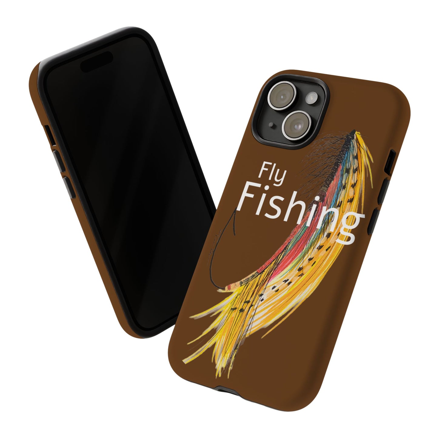 Fly Fishing Artsy Lure Tough Phone Cases
