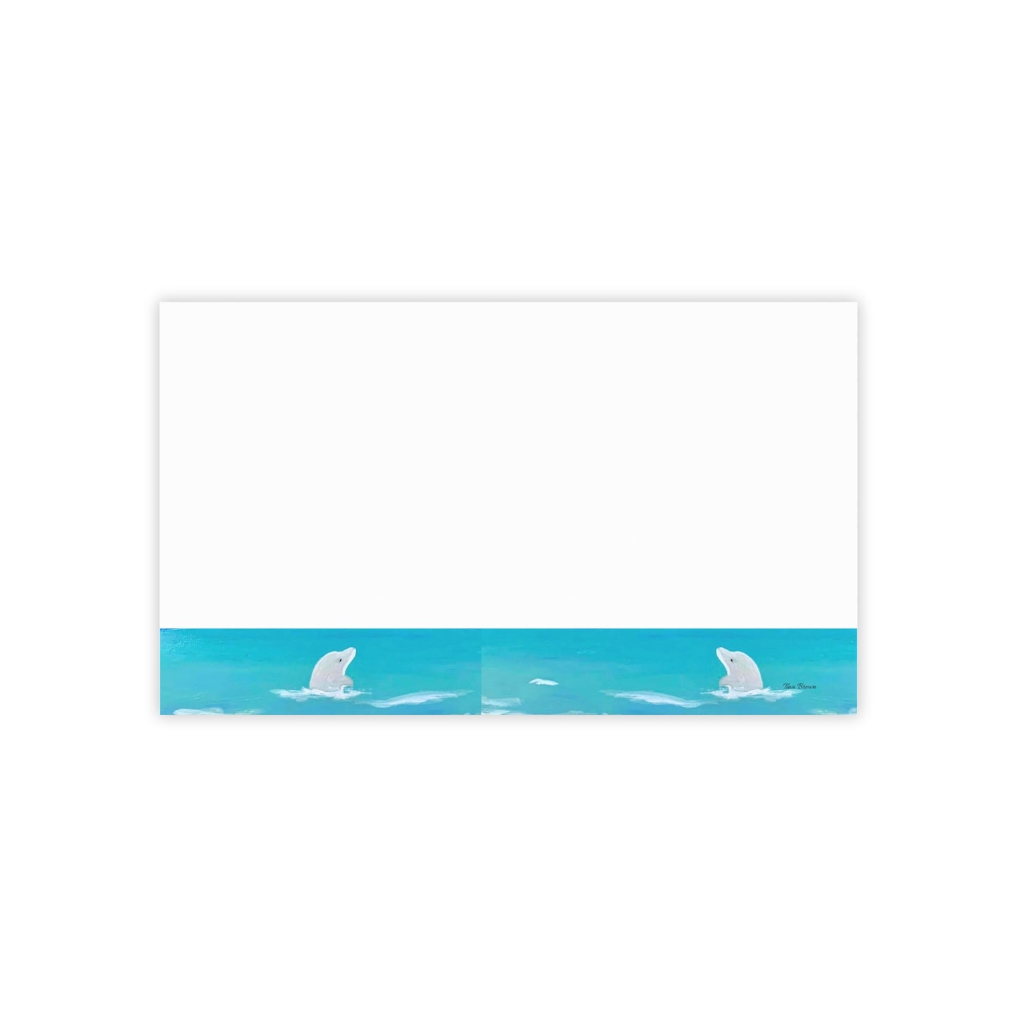 Ocean Dolphin Post-it® Note Pads - Perfect for Coastal Lovers
