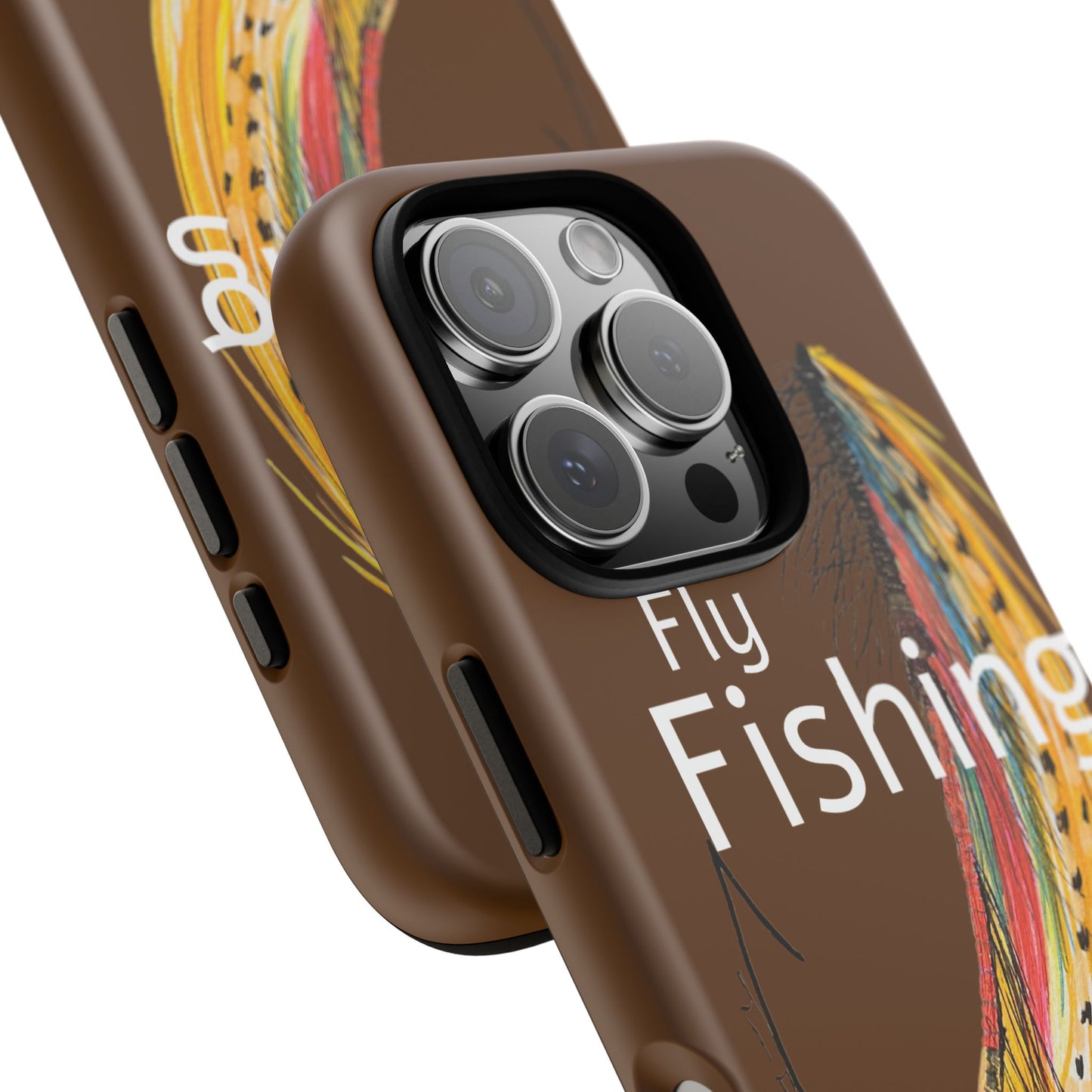 Fly Fishing Artsy Lure Tough Phone Cases