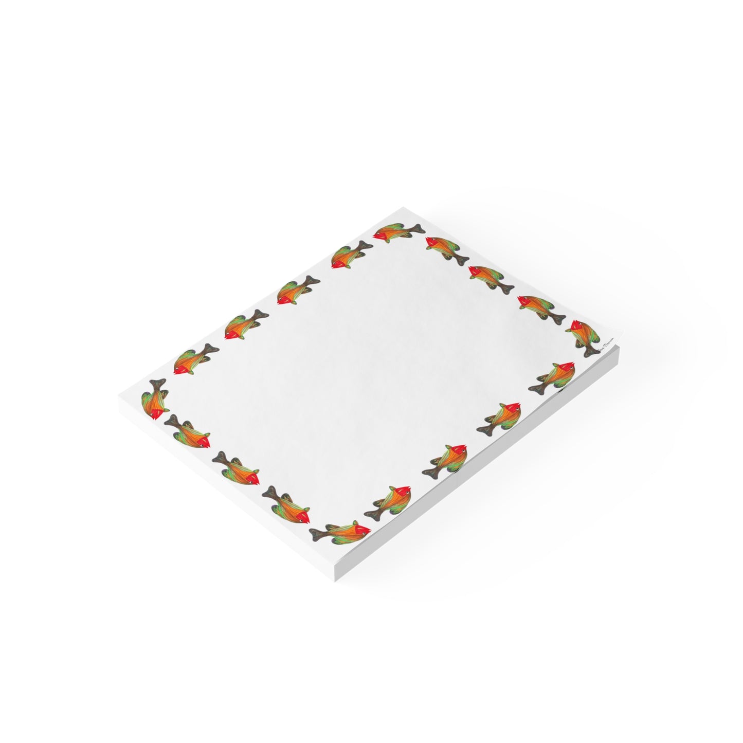 Colorful Fish-Themed Post-it® Note Pads - Perfect for Home or Office
