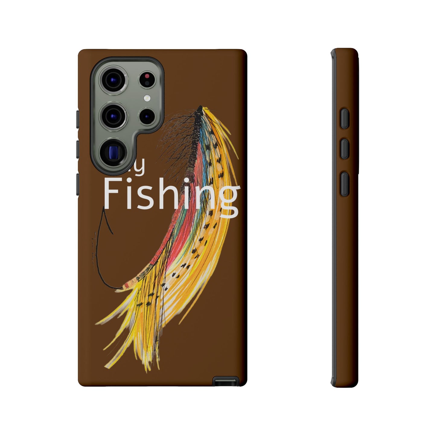 Fly Fishing Artsy Lure Tough Phone Cases