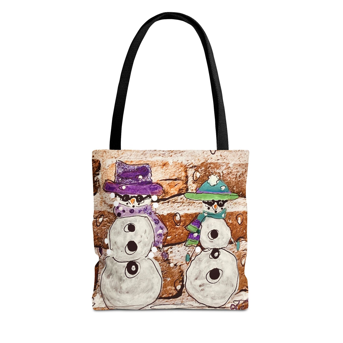 Whimsical Snowman Tote Bag | Holiday Gift, Winter Decor, Eco-Friendly Shopping Bag, Cute Winter Accessory, Seasonal Tote