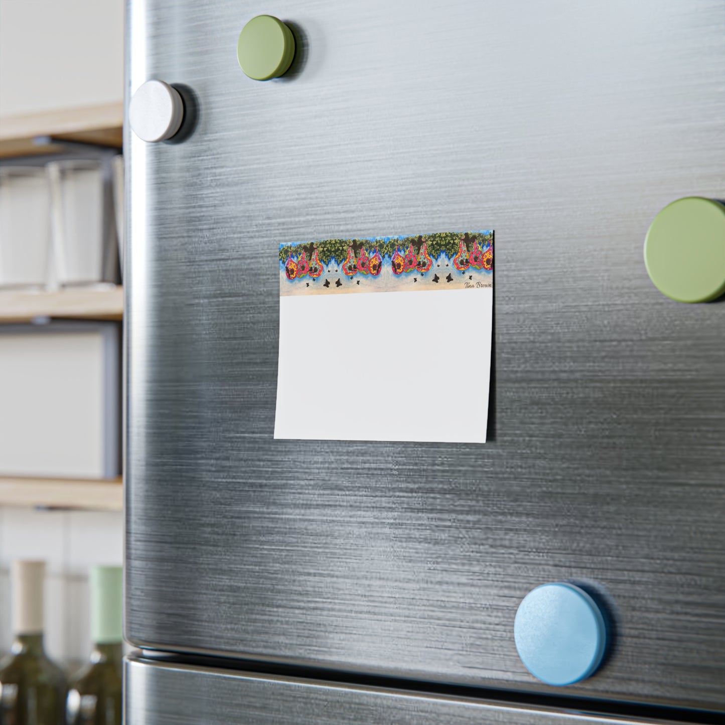 Birdhouse & Butterflies Sticky Notes