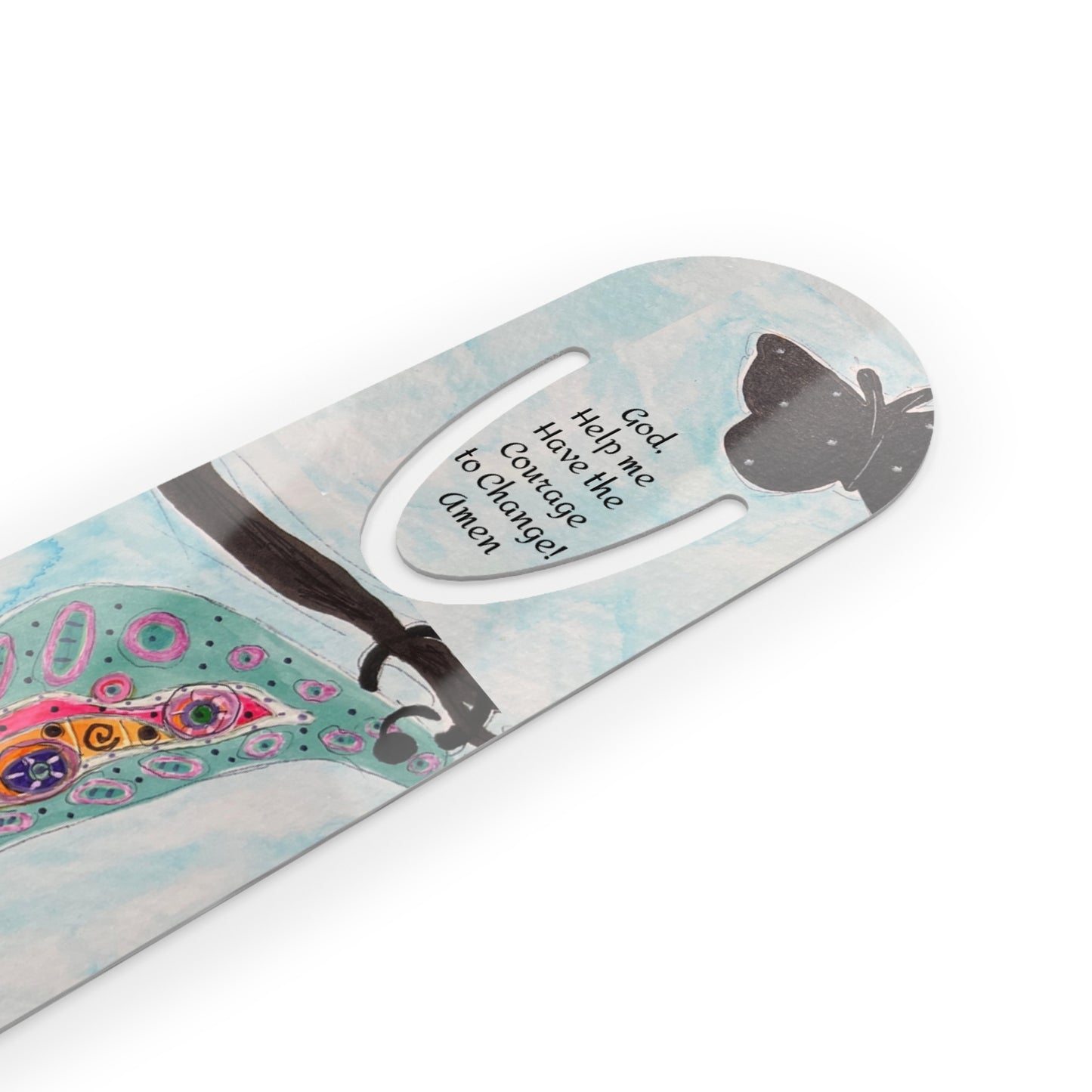 Inspirational Bookmark with Butterfly Design, God Quote Bookmark, Reading Gift, Motivational Bookmark, Book Lover Gift,
