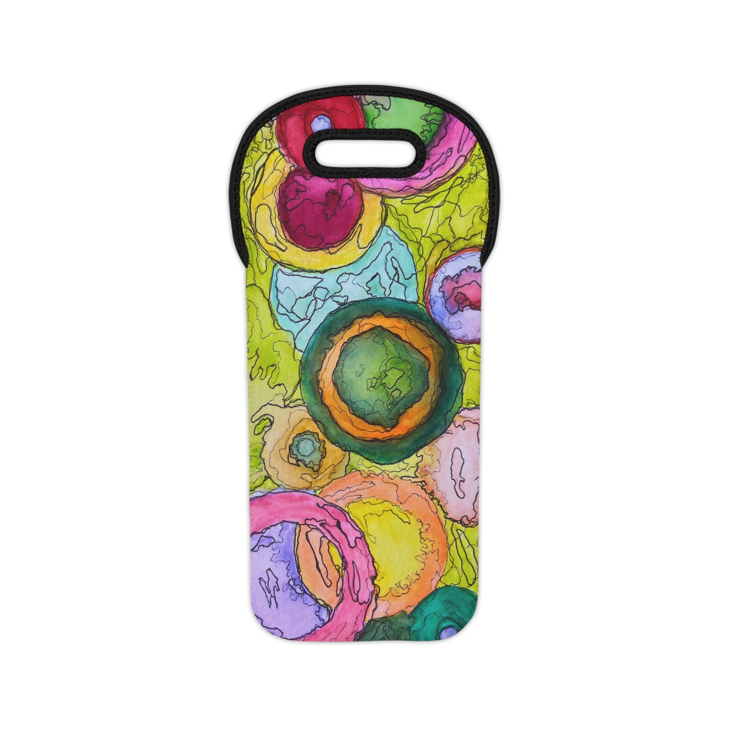 Colorful Wine Tote Bag