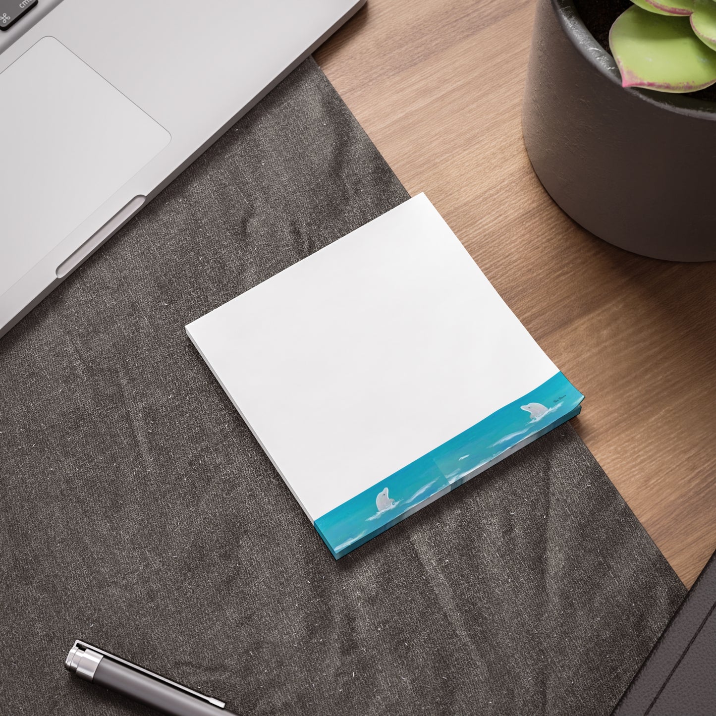 Ocean Dolphin Post-it® Note Pads - Perfect for Coastal Lovers