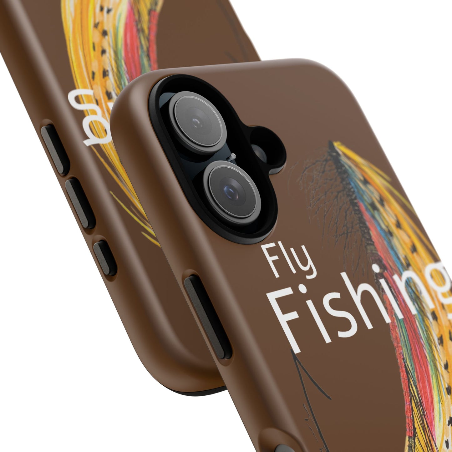 Fly Fishing Artsy Lure Tough Phone Cases