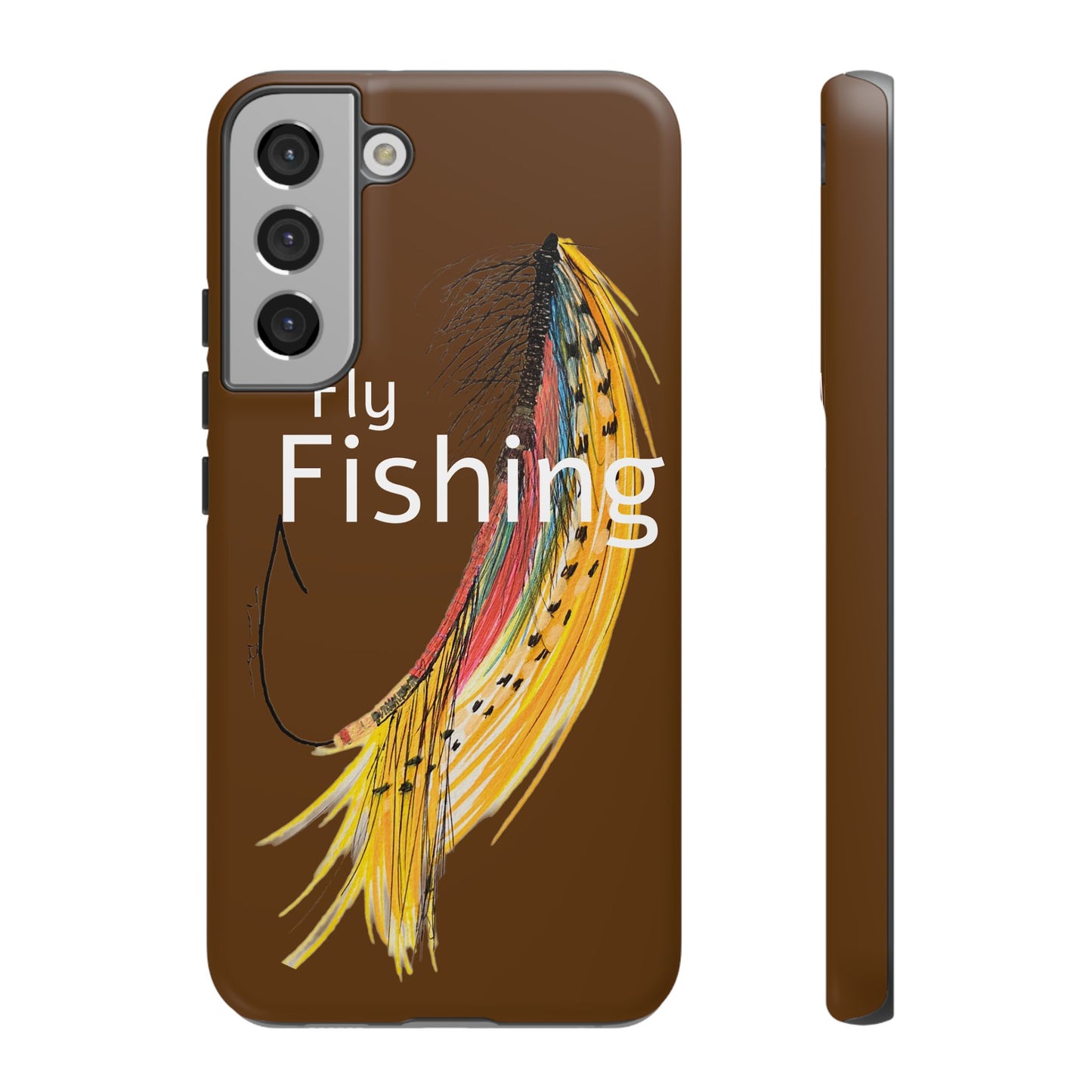 Fly Fishing Artsy Lure Tough Phone Cases
