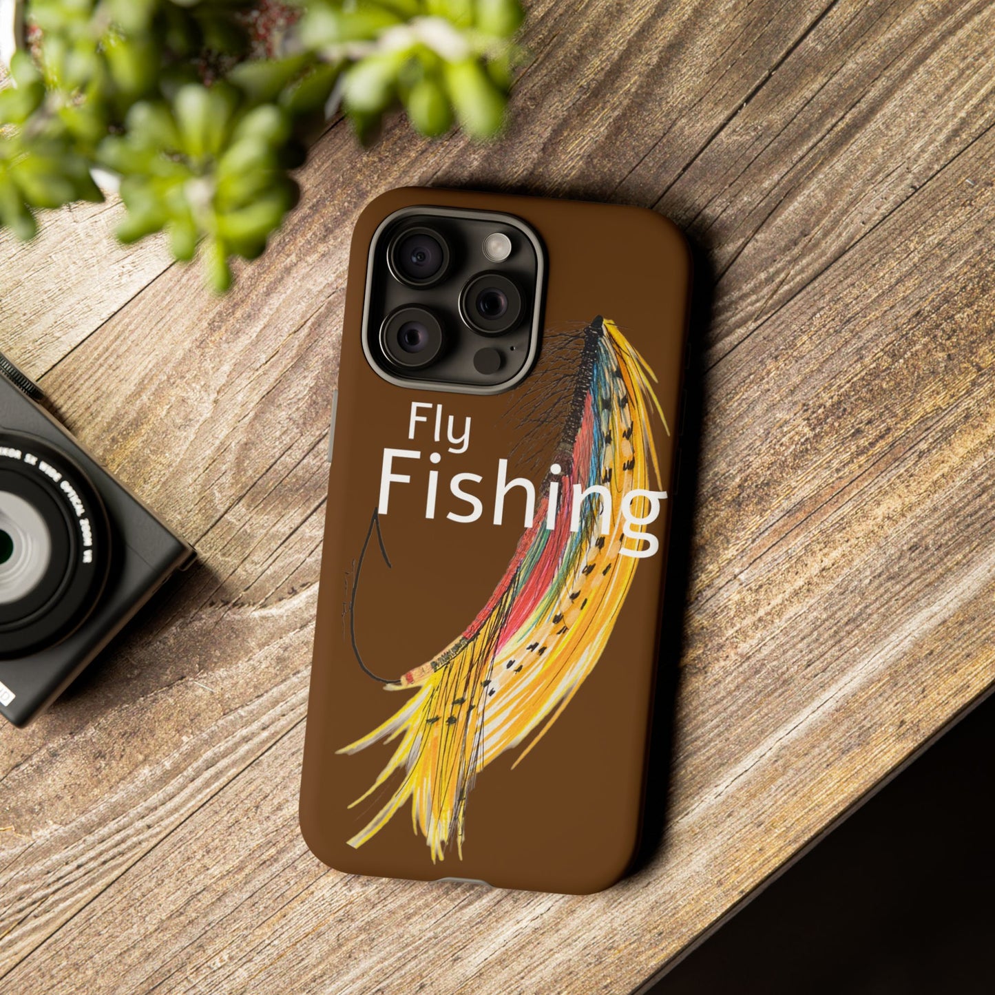 Fly Fishing Artsy Lure Tough Phone Cases