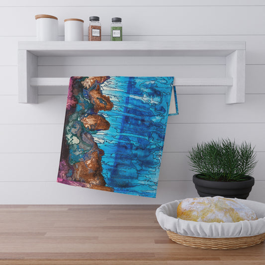 Desert Rain Artsy Tea Towels (cotton, poly)