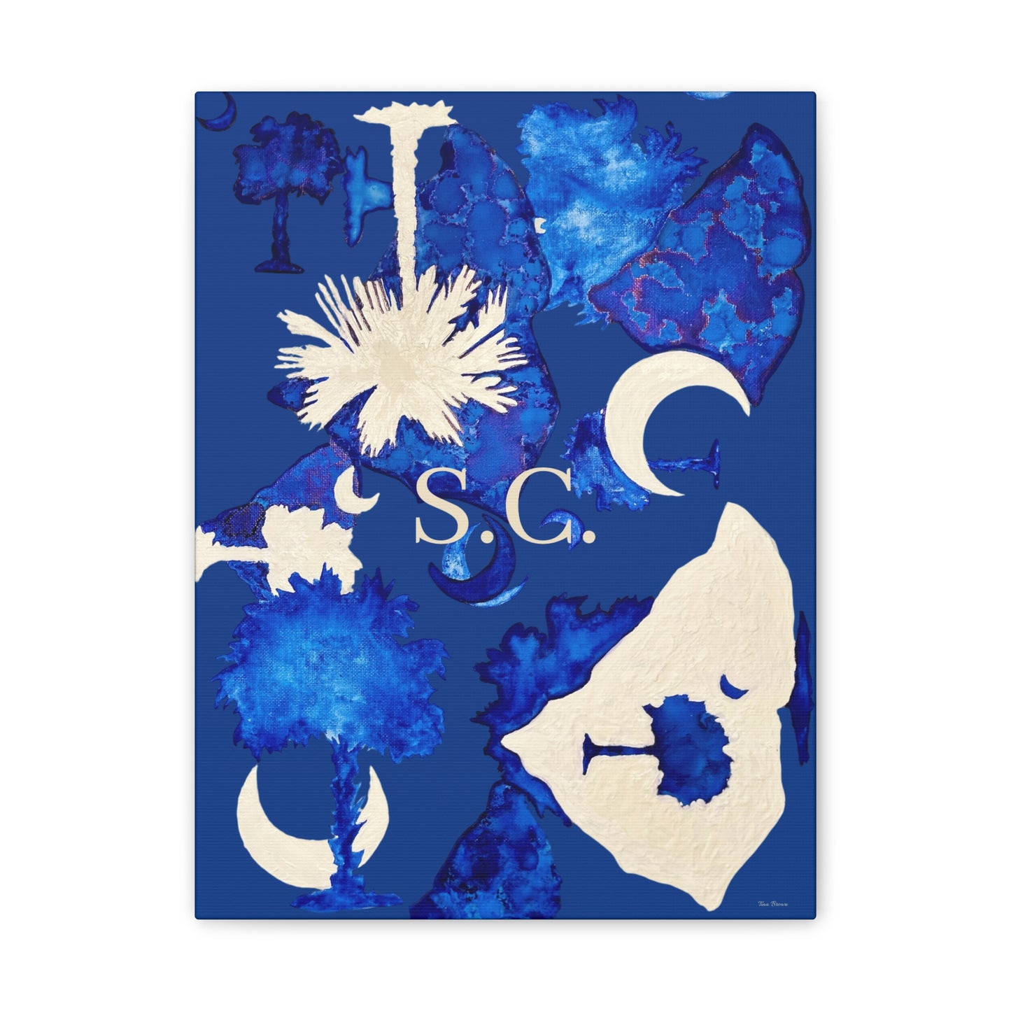 South Carolina Canvas Art Print