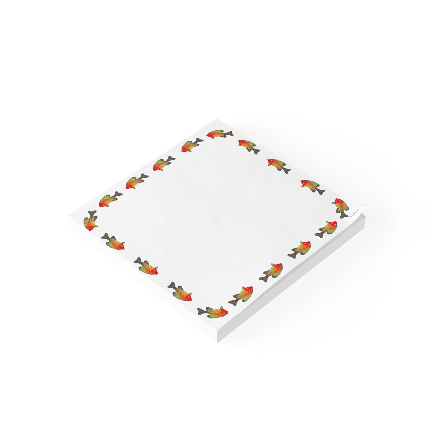 Colorful Fish-Themed Post-it® Note Pads - Perfect for Home or Office