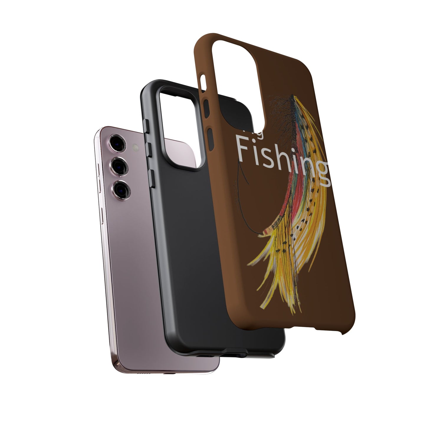 Fly Fishing Artsy Lure Tough Phone Cases