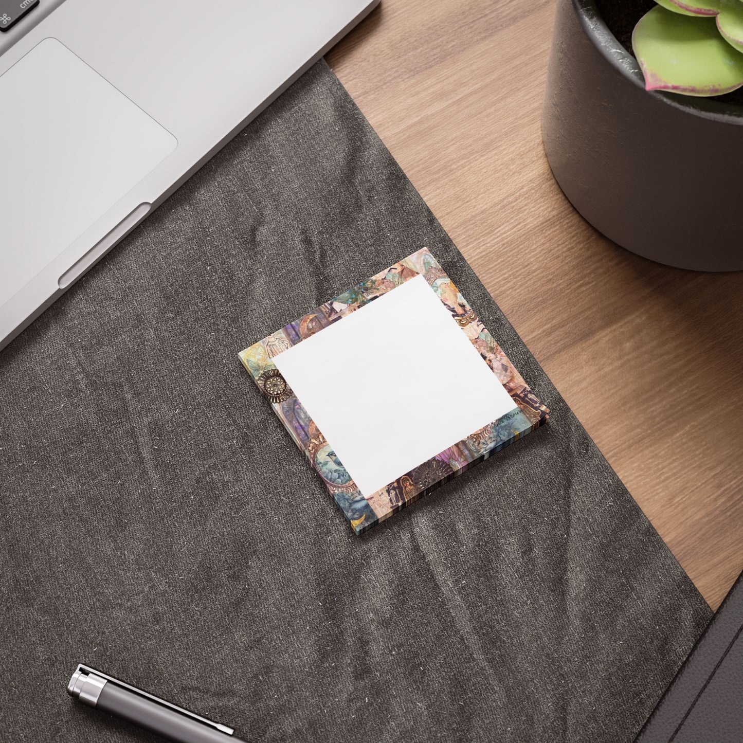 Victorian Purple Post-it® Note Pads with Vintage Design -