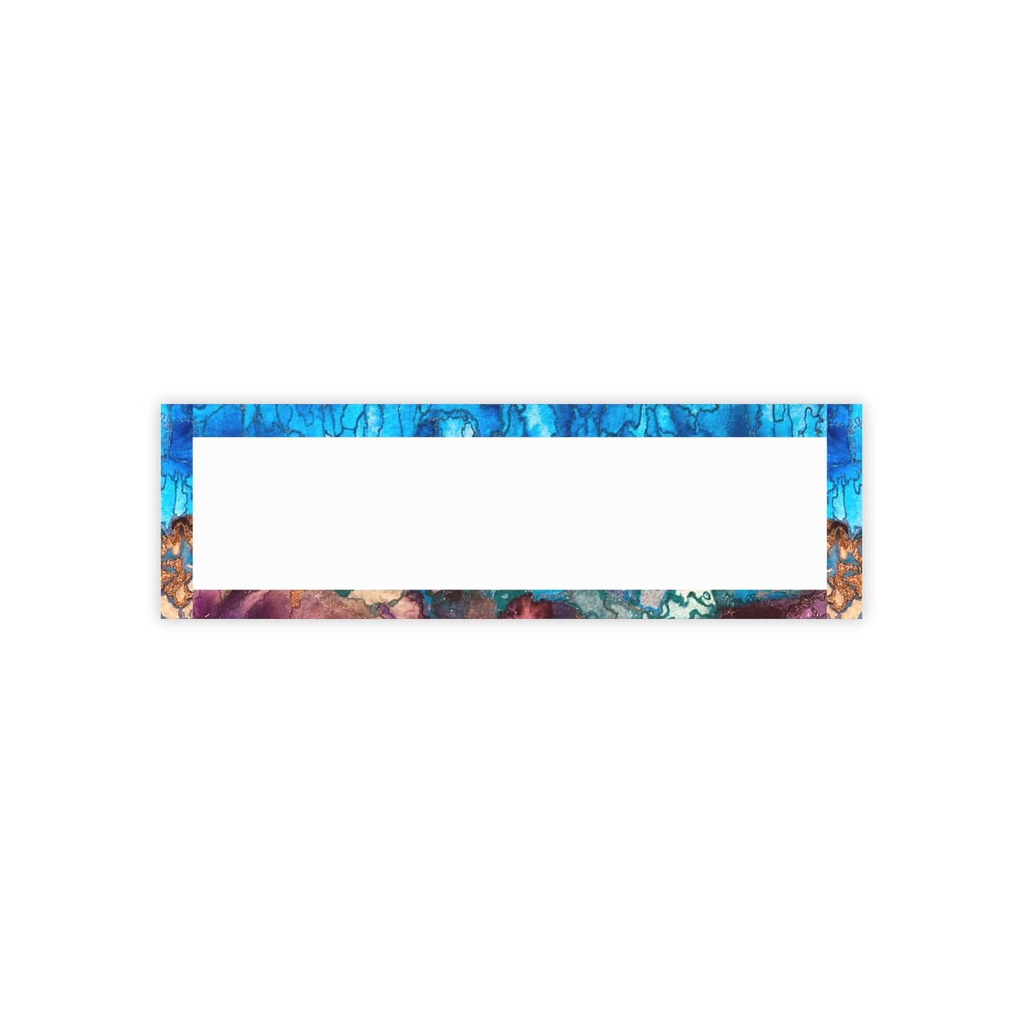 Colorful Desert Rain Abstract Post-it® Note Pads - Vibrant Sticky Notes