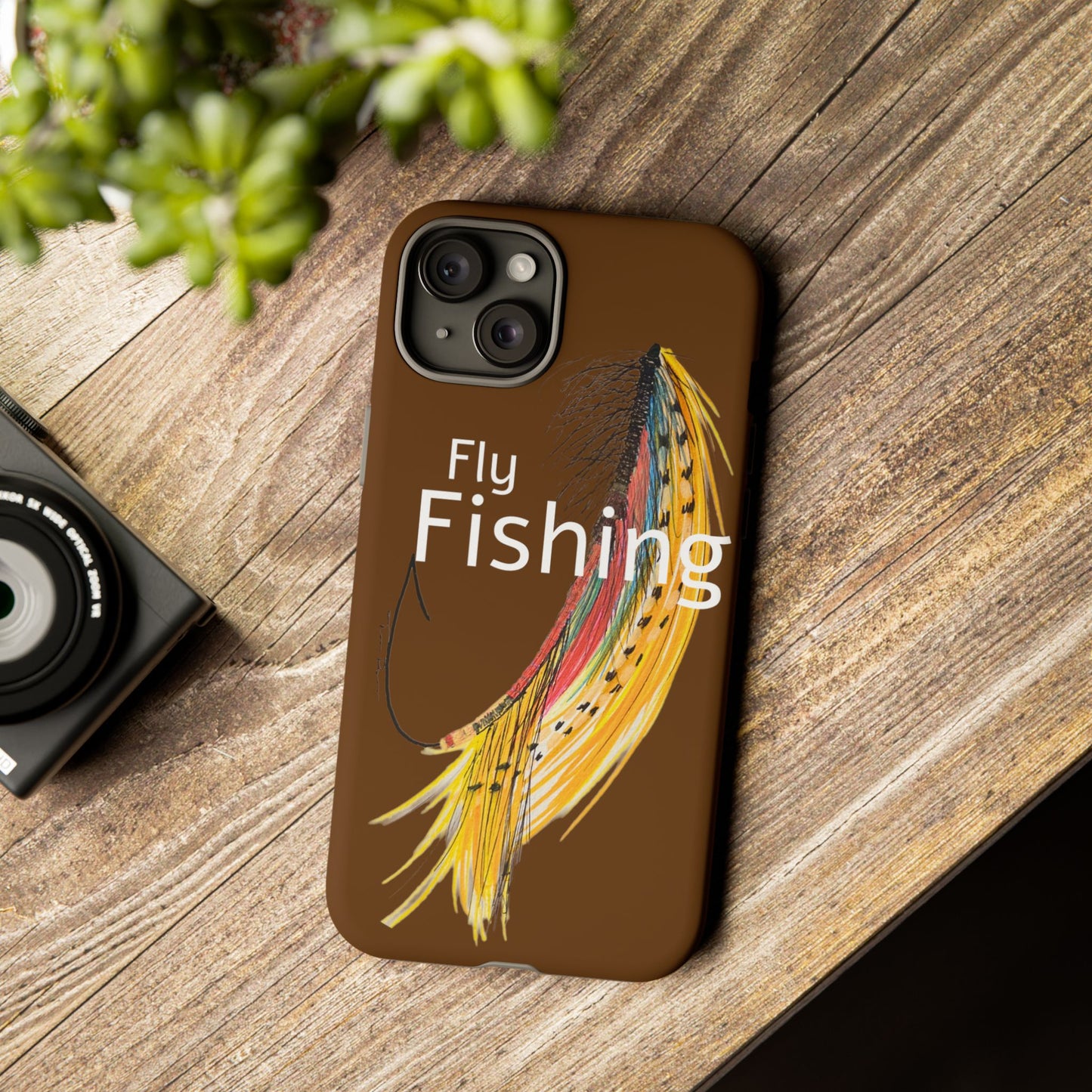 Fly Fishing Artsy Lure Tough Phone Cases