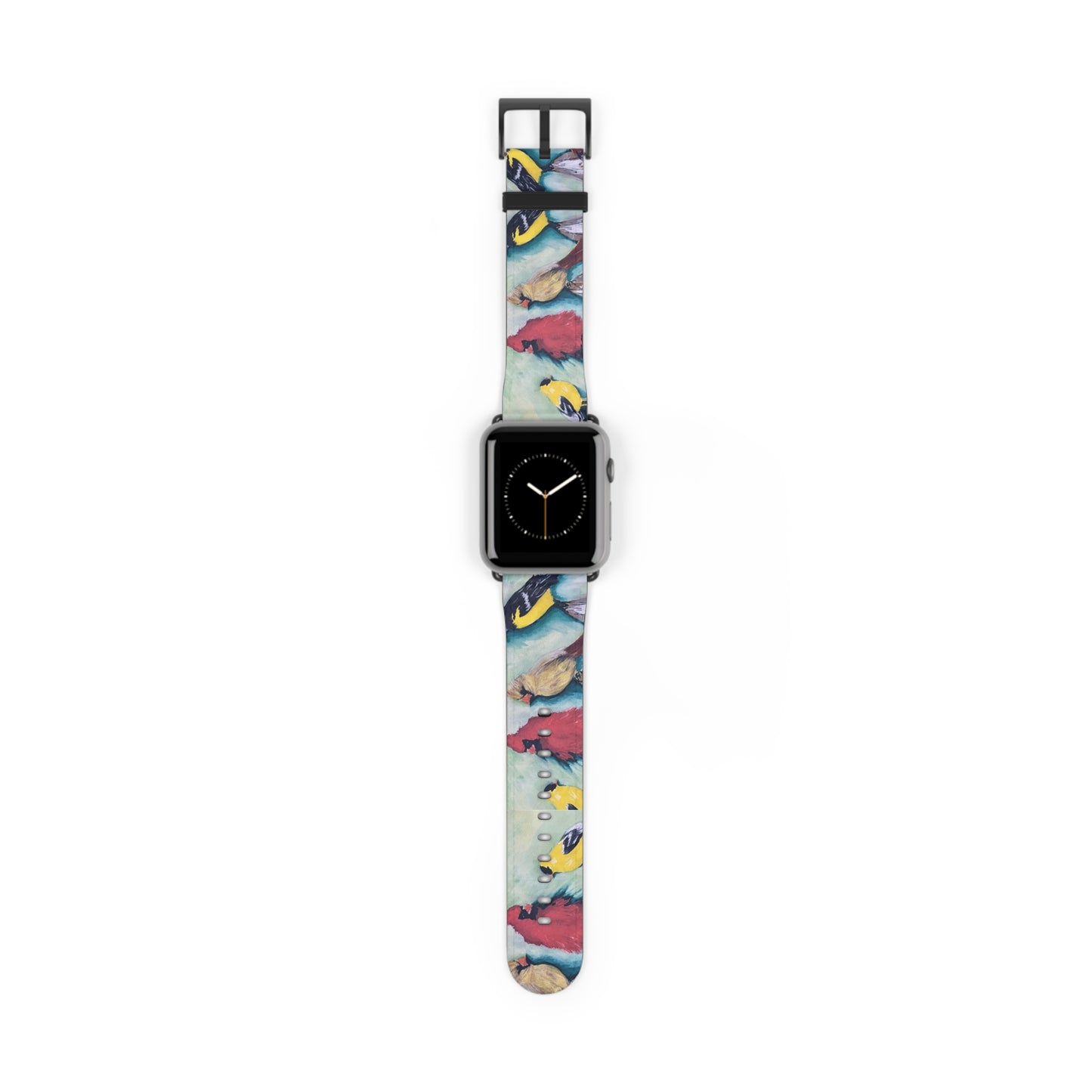The Birds on a Fence Watch Band - Artistic Watchband