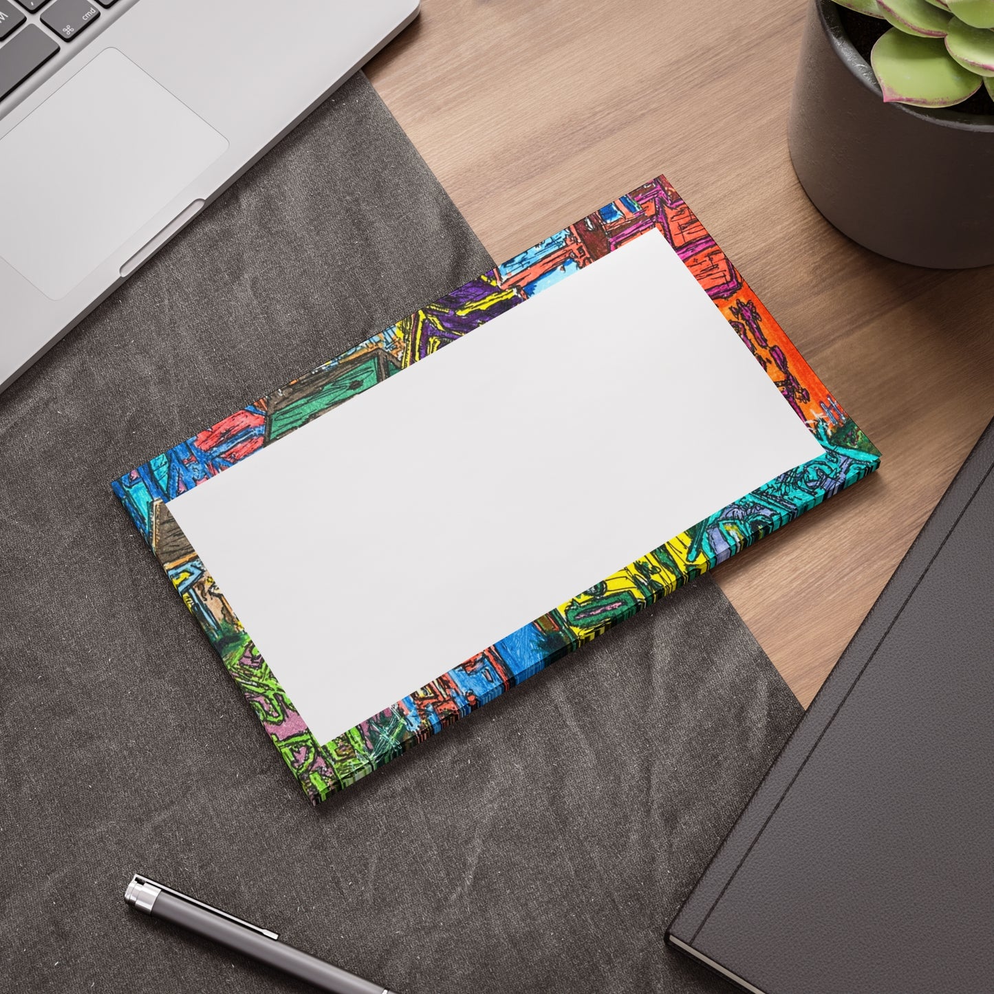 The Village Post-it® Note Pads -Artistic Posted Notes