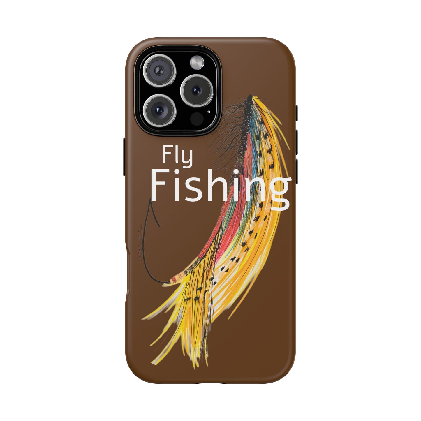 Fly Fishing Artsy Lure Tough Phone Cases