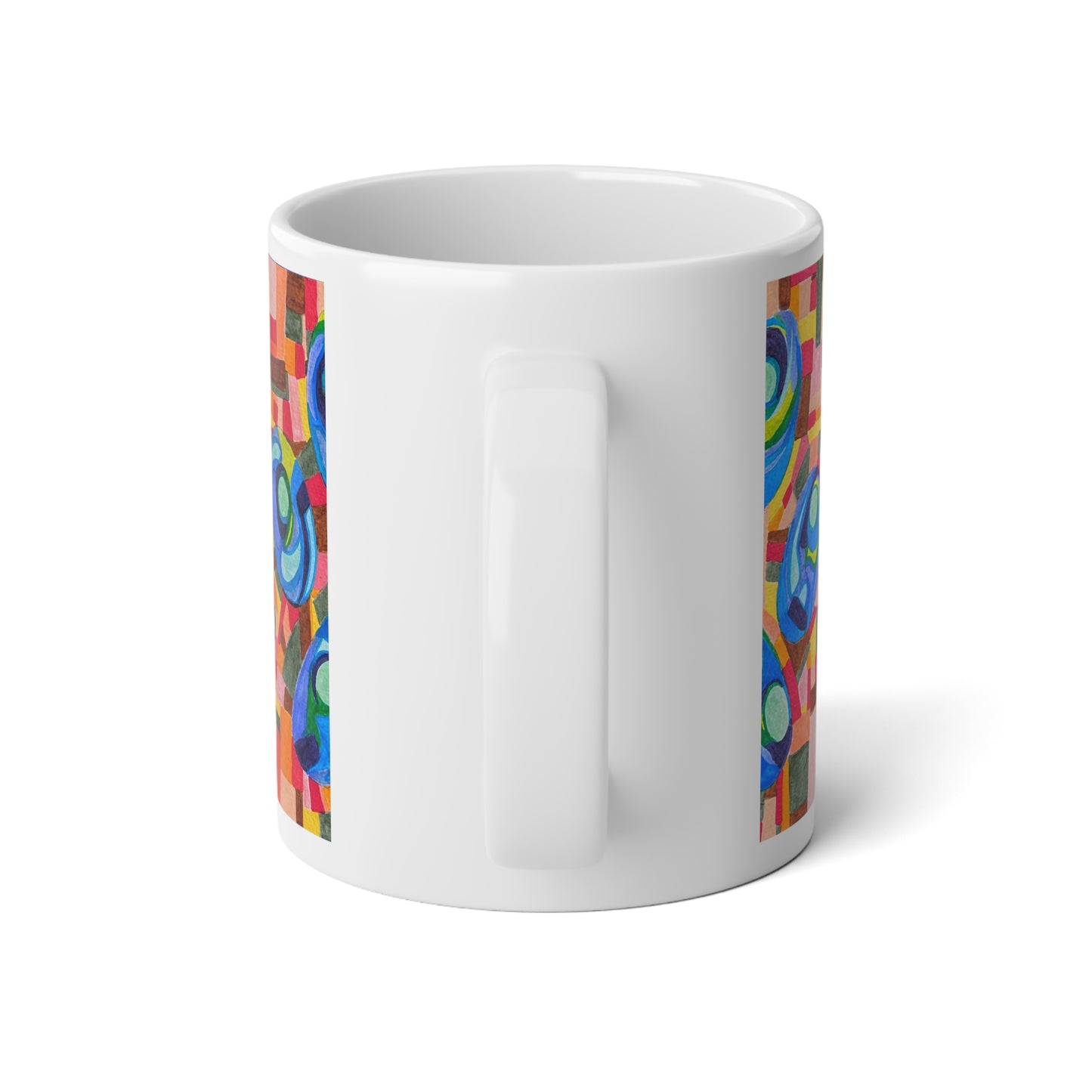 Colorful Paw Jumbo Mug, 20oz